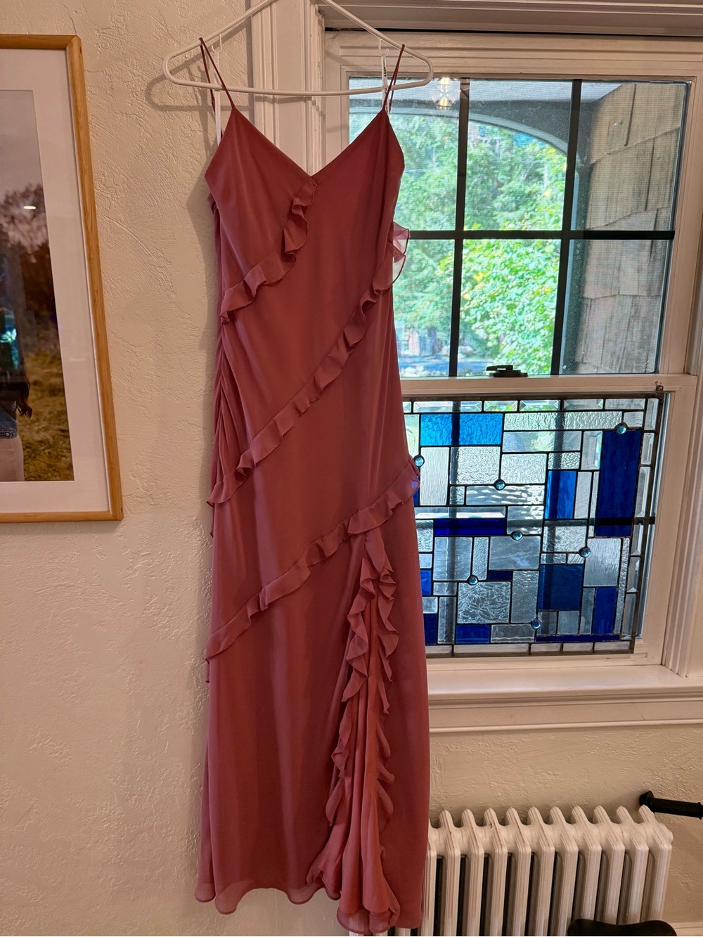 Birdie Grey Valentina Chiffon Dress in Mullberry